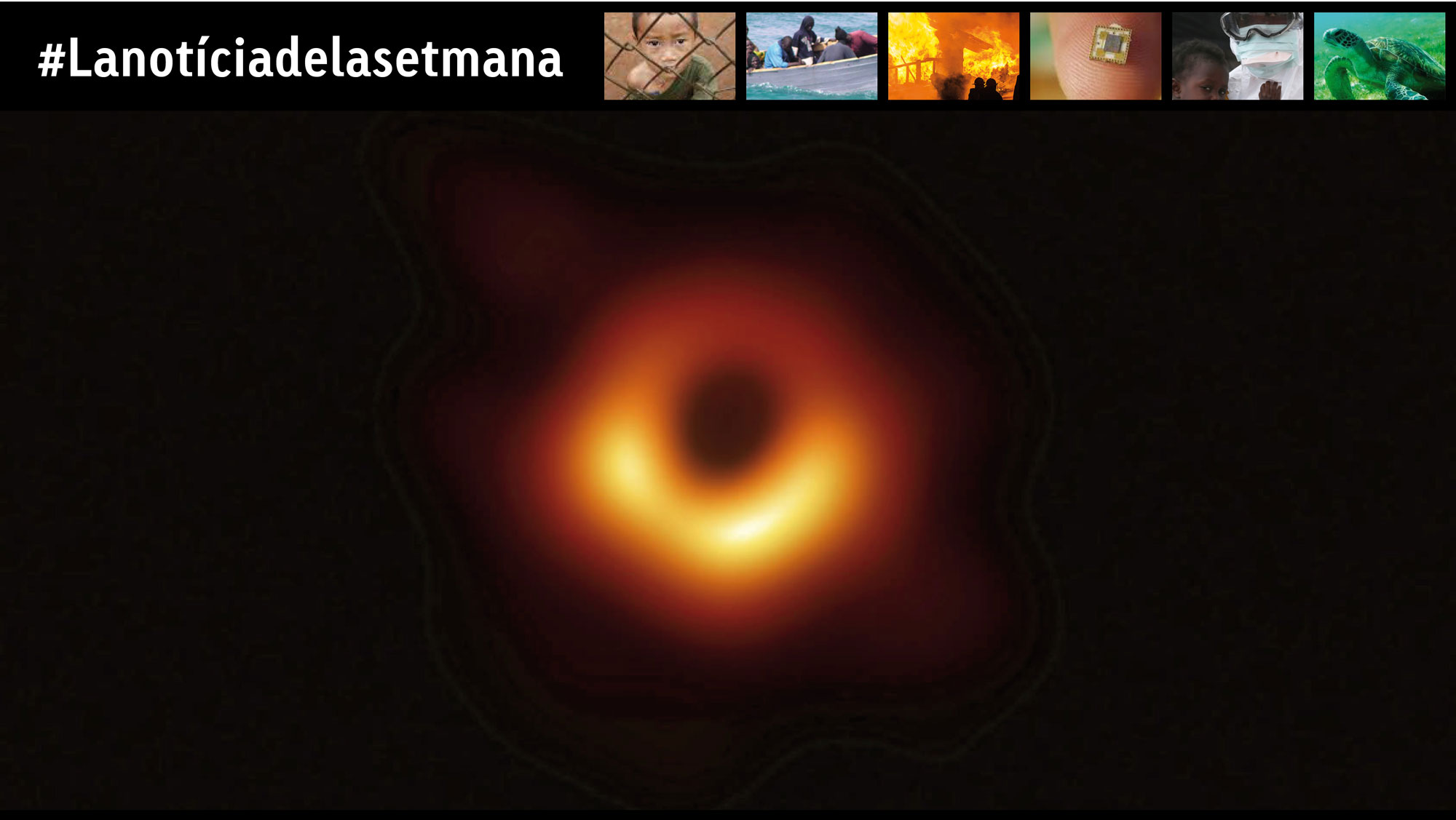 La primera imatge d’un forat negre